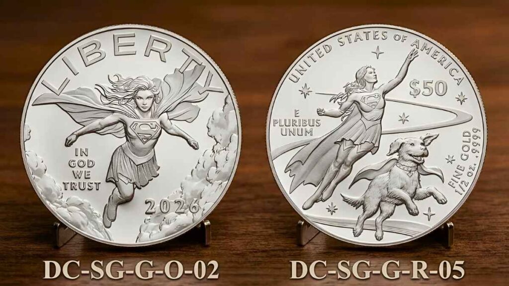 Supergirl Themed 2026 Coin and Medal Designs Proposed by U.S. Mint