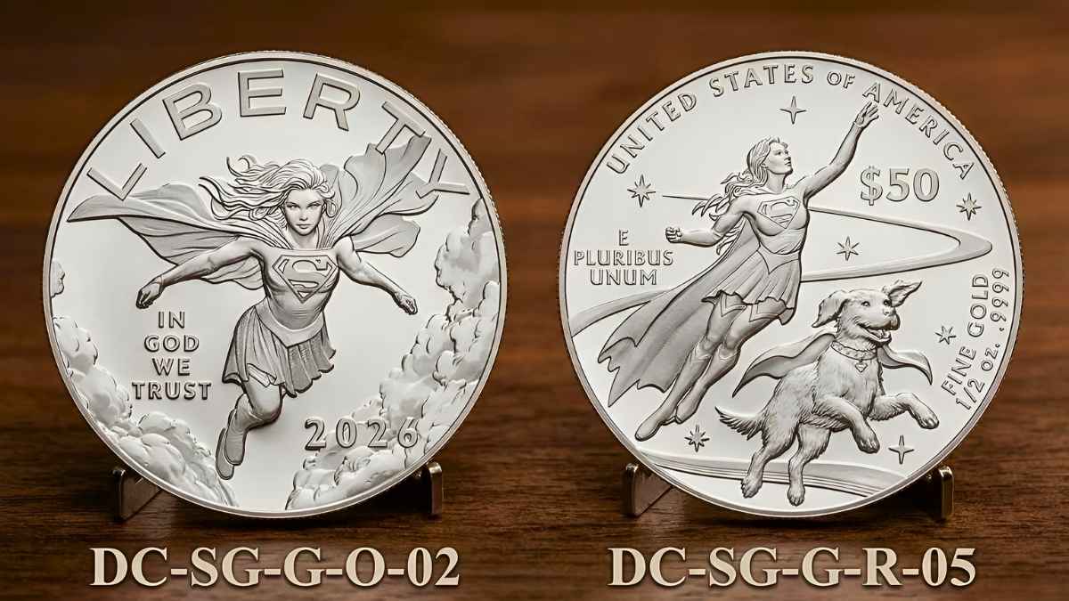 Supergirl Themed 2026 Coin and Medal Designs Proposed by U.S. Mint