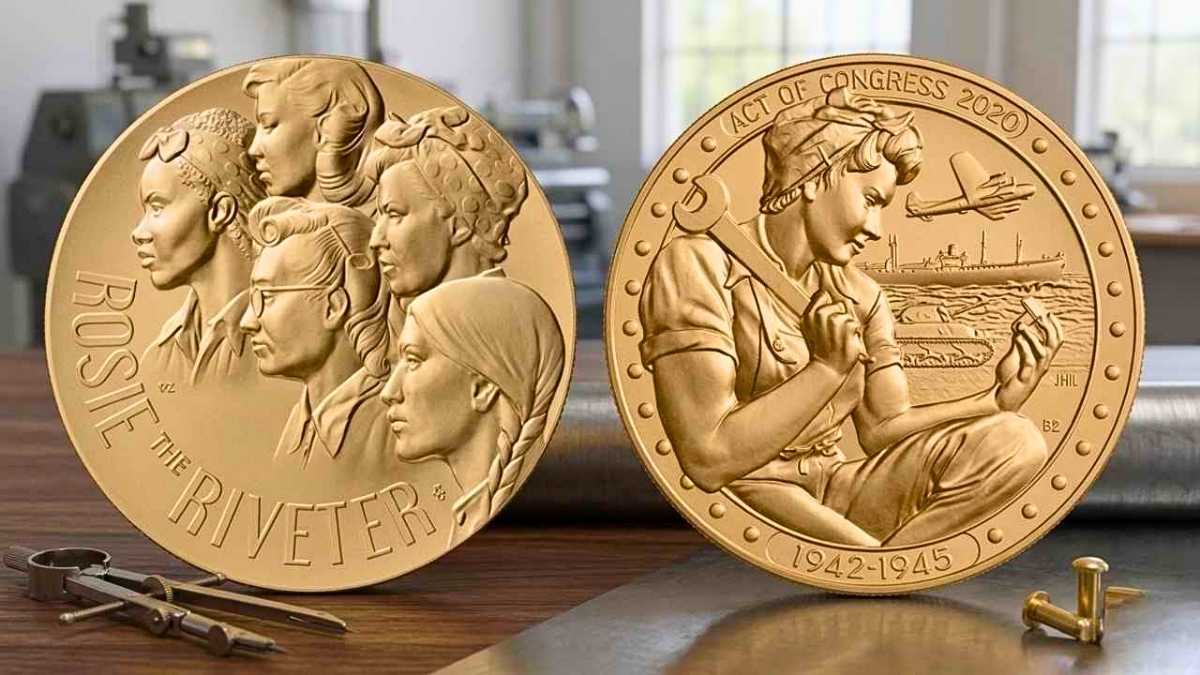 United States Mint Releases Rosie the Riveter Bronze Medals
