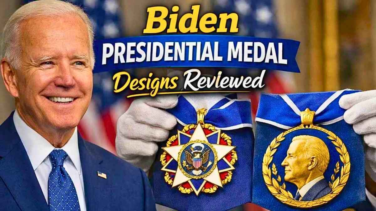 Biden Presidential Medal Concepts Evaluated for Final Mint Approval