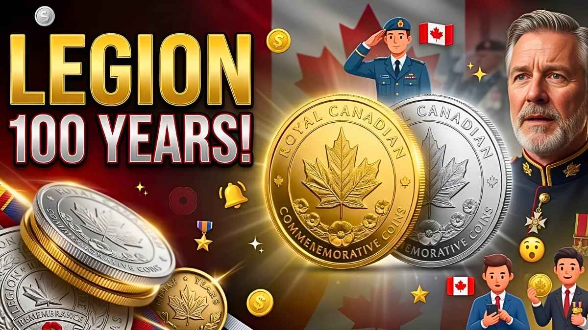 Royal Canadian Mint Launches Legion 100th Anniversary Commemorative Coins
