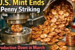 Penny Production Stops U.S. Mint Reports Lower Output in March
