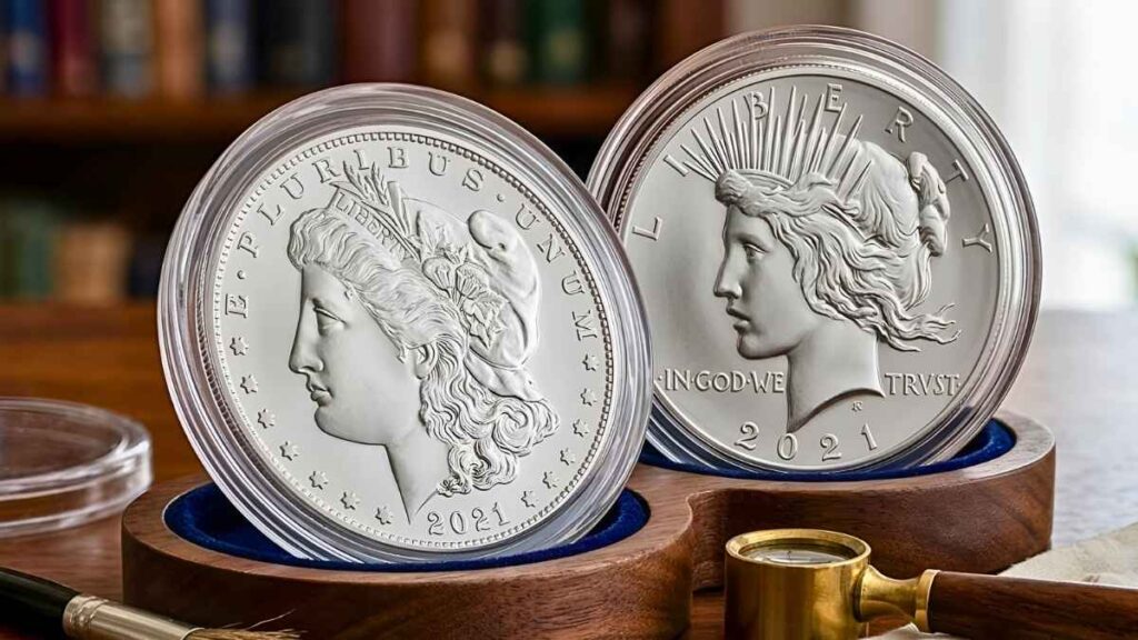 U.S. Mint Unveils 2024 P Morgan and Peace Silver Dollar Coins