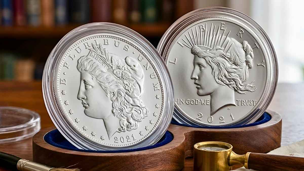 U.S. Mint Unveils 2024 P Morgan and Peace Silver Dollar Coins